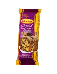 Cozonac aux noix et raisins secs Boromir, 450g