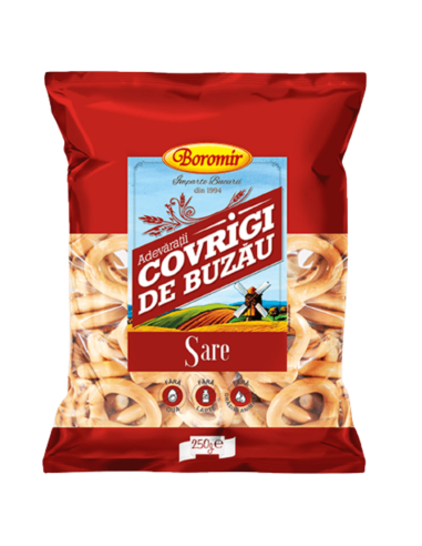Bretzels de Buzău au sel Boromir, 200g