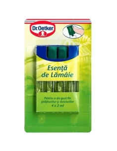 Essence de citron Dr. Oetker, 4×2ml